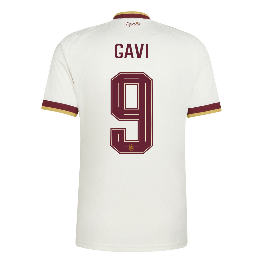 GAVI #9 Spain Away Soccer Jersey World Cup 2026 White