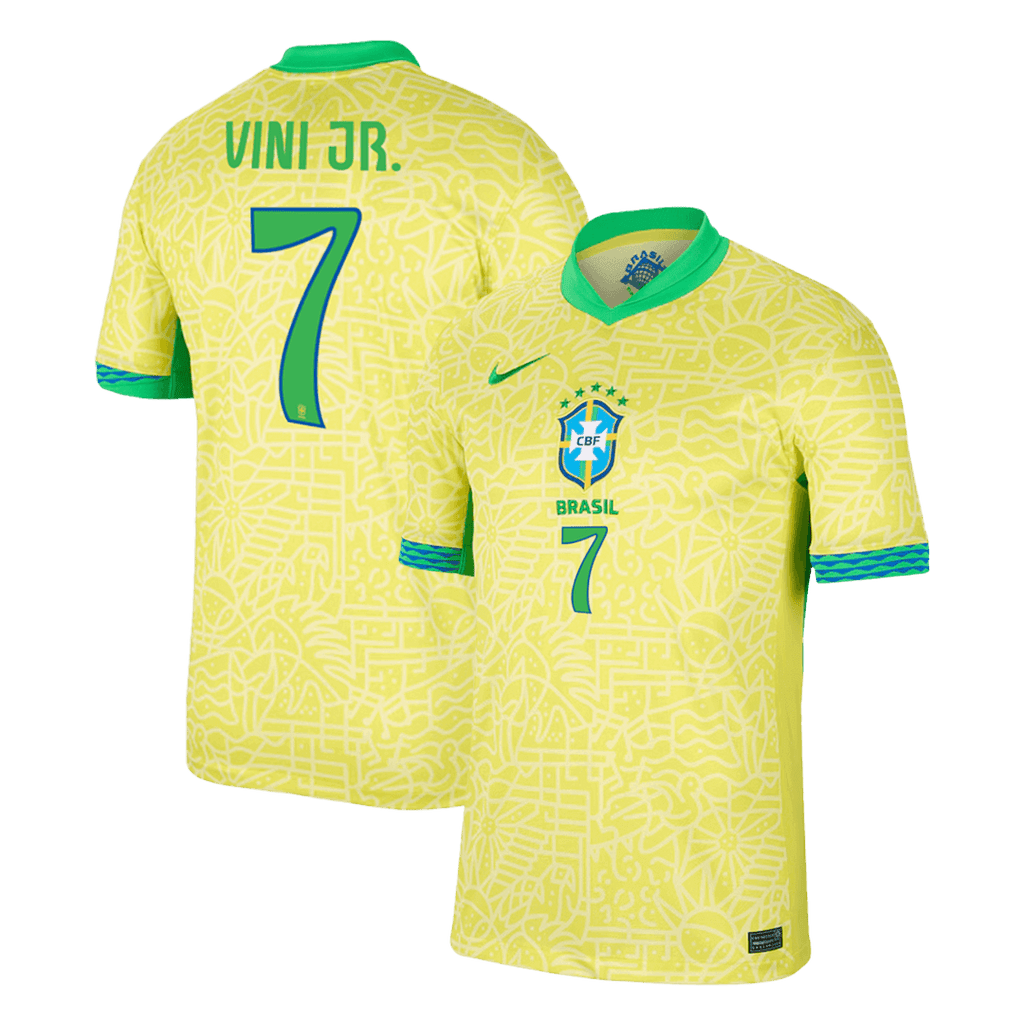 Brazil VINI JR. #7 Home Jersey Copa America 2024 - Football Shirt | SmartJerseys | Official Quality