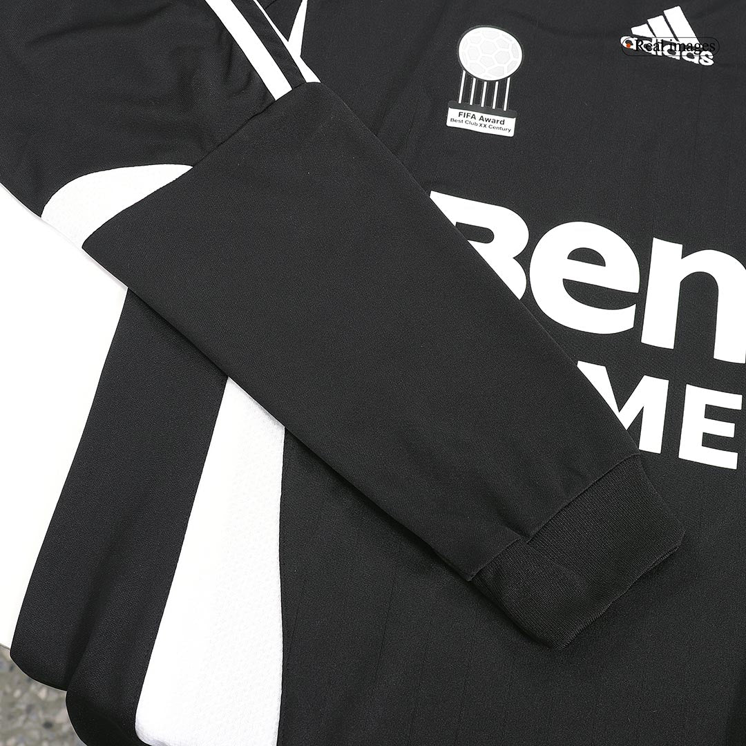 Real Madrid RAUL #7 Long Sleeve Away Soccer Jersey Retro 2006/07