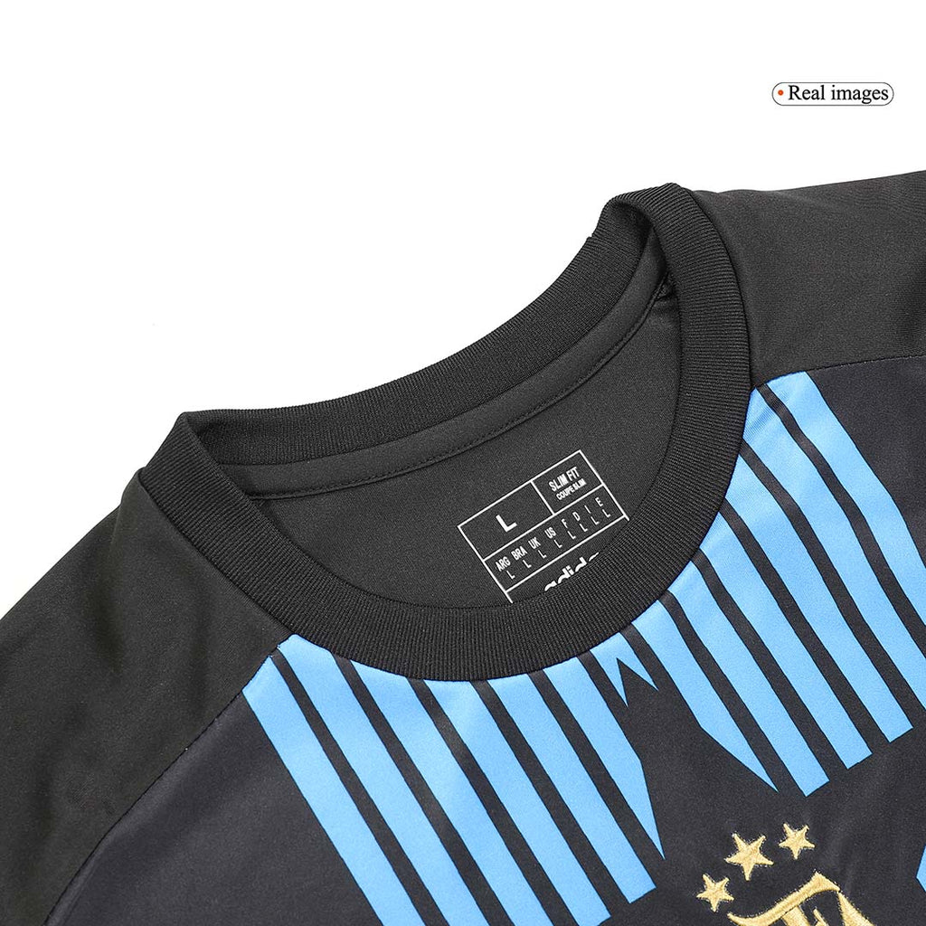 Camiseta de entrenamiento prepartido de Argentina para la Copa América 2024 - Negra