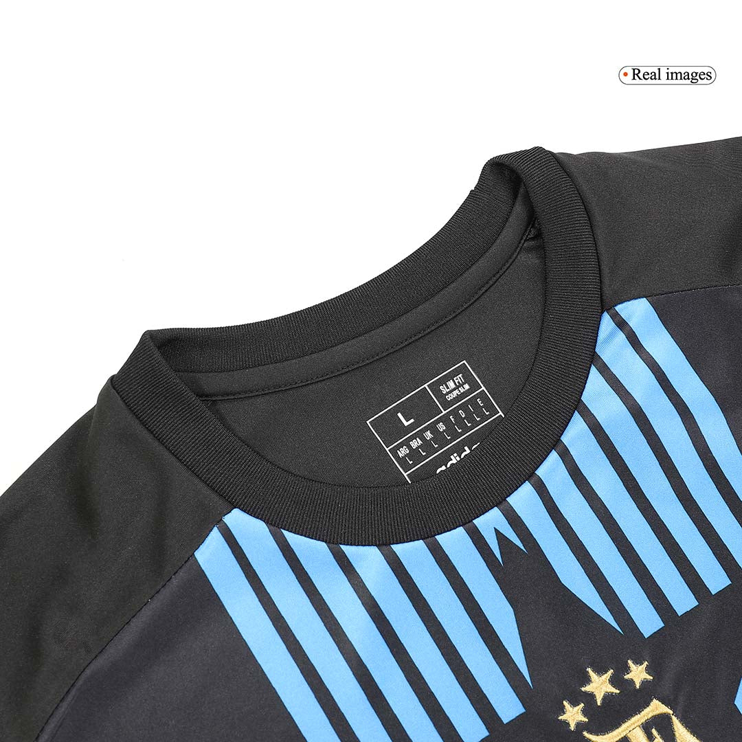 Camiseta de entrenamiento prepartido de Argentina para la Copa América 2024 - Negra