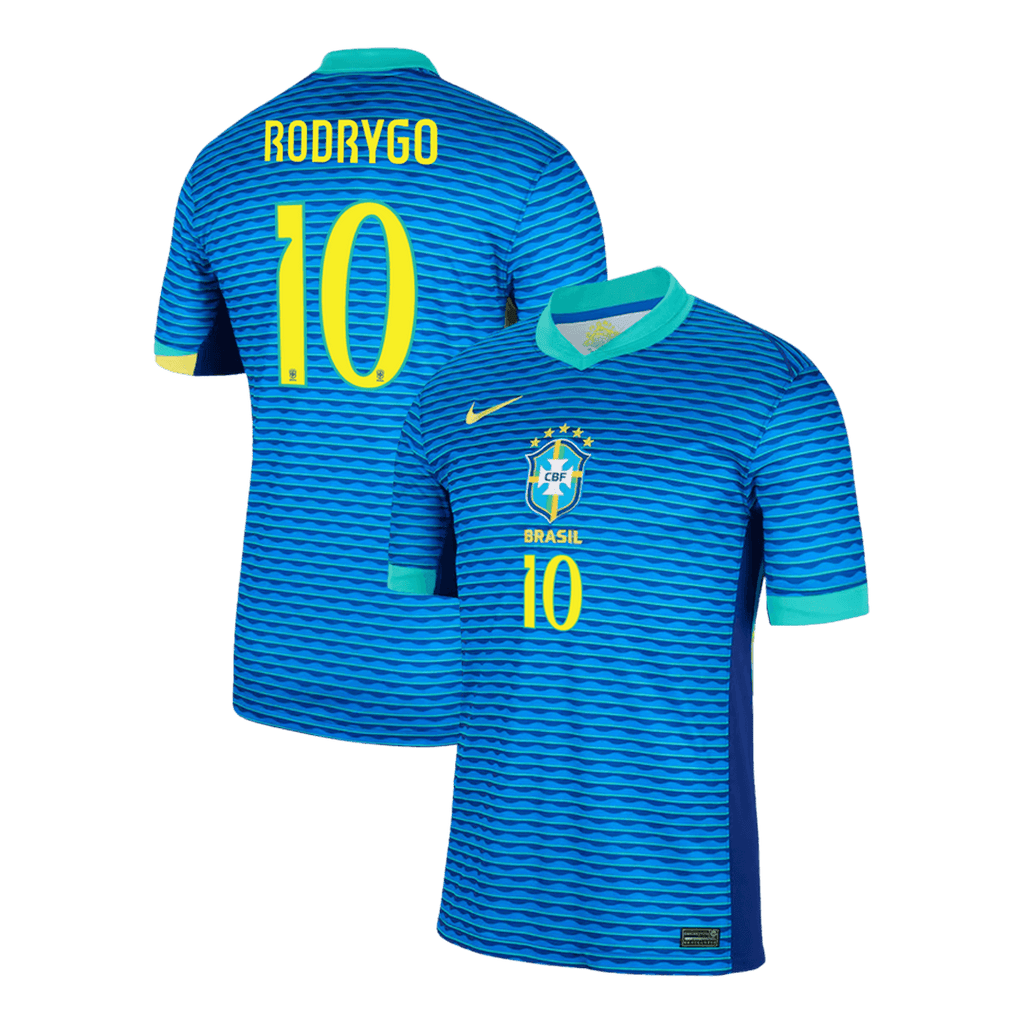 Brazil RODRYGO #10 Away Jersey Copa America 2024 - Football Shirt | SmartJerseys | Official Quality