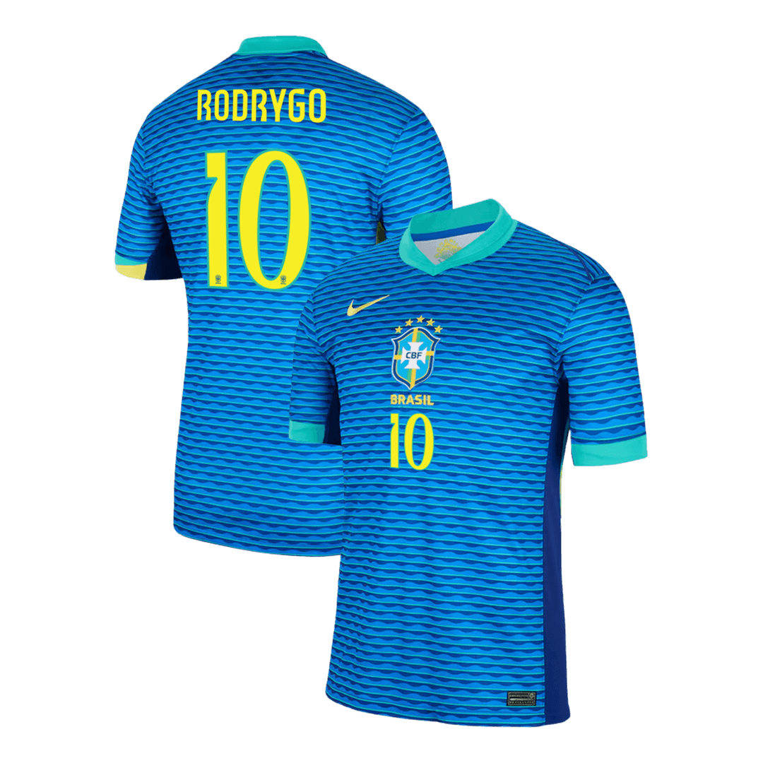 Brazil RODRYGO #10 Away Jersey Copa America 2024 - Football Shirt | SmartJerseys | Official Quality