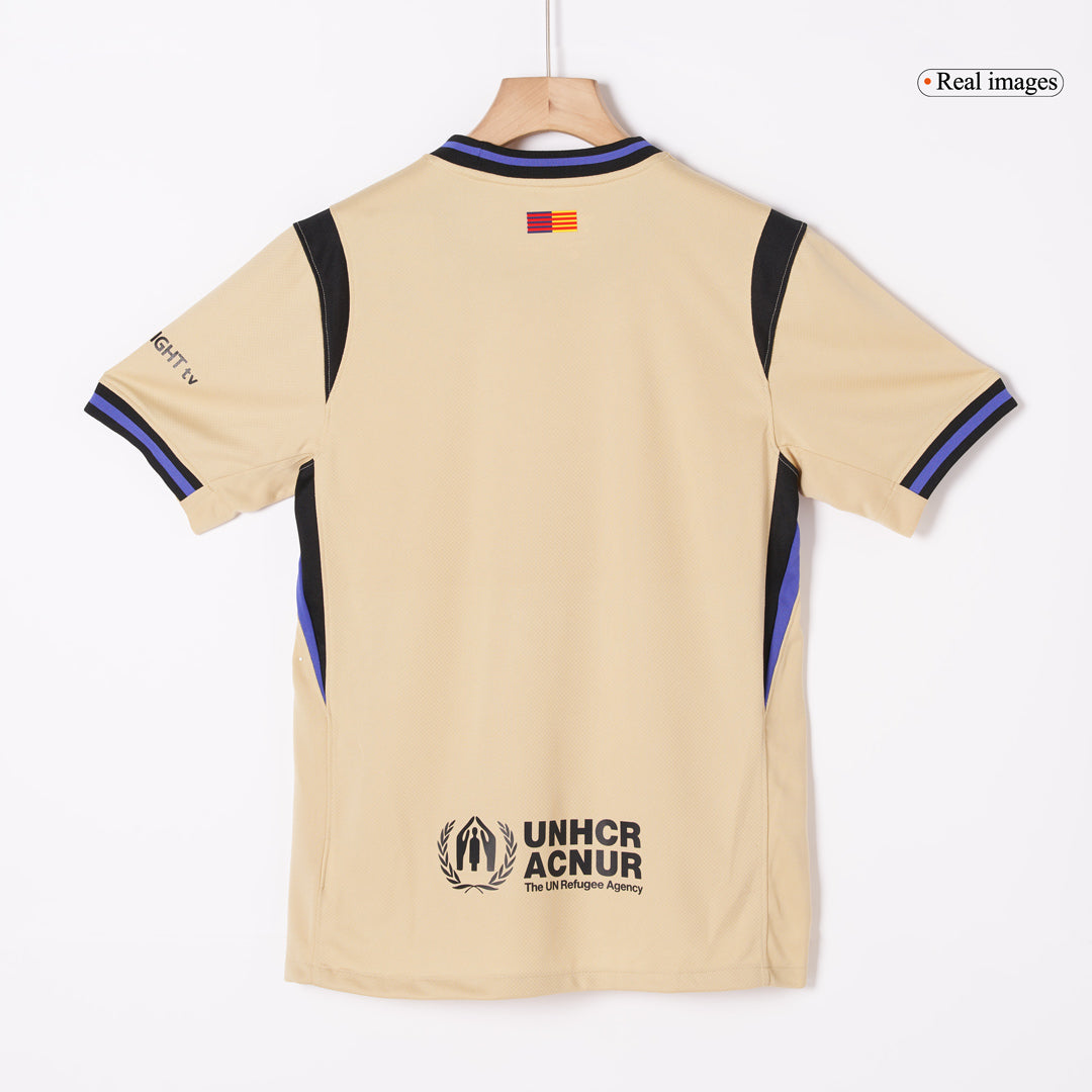 Camiseta de visitante del Barcelona Lewandowski #9 2025/26 - Edición UCL