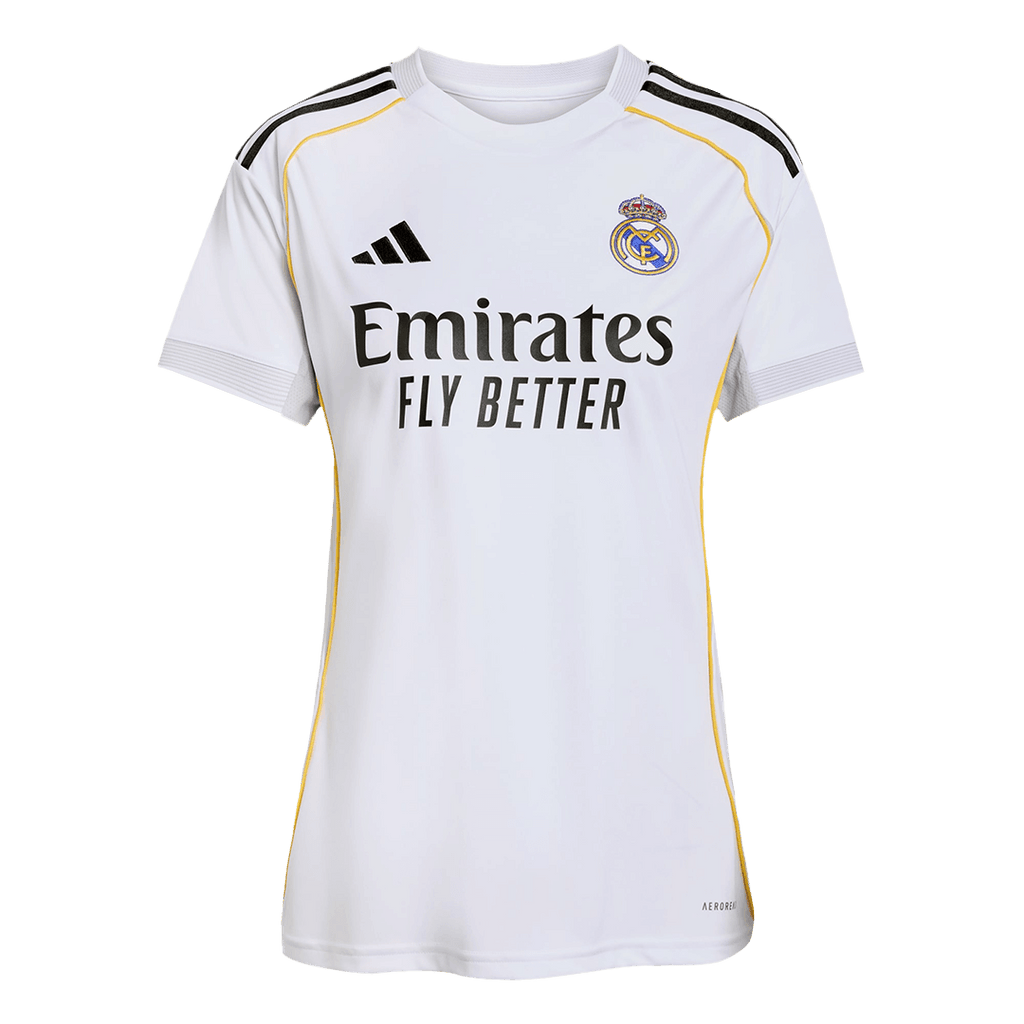 Women's Real Madrid Home Soccer Jersey 2025/26 - Football Shirt | SmartJerseys | Official Quality