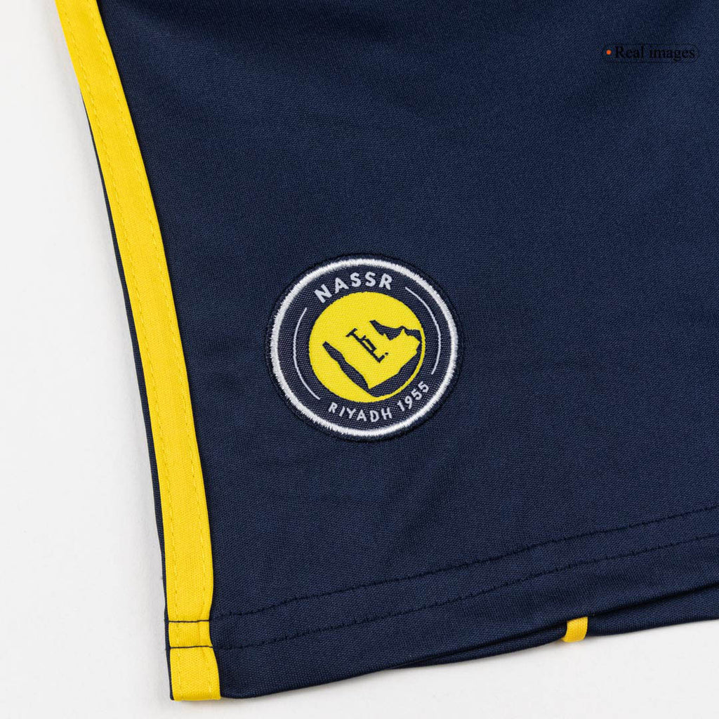 Camiseta de fútbol local del Al Nassr para niños, color amarillo, 25/26