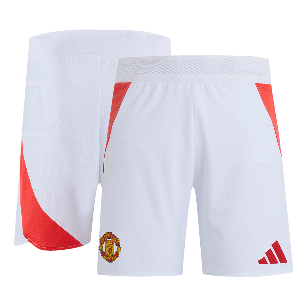 Pantalón corto de fútbol local del Manchester United auténtico 2024/25