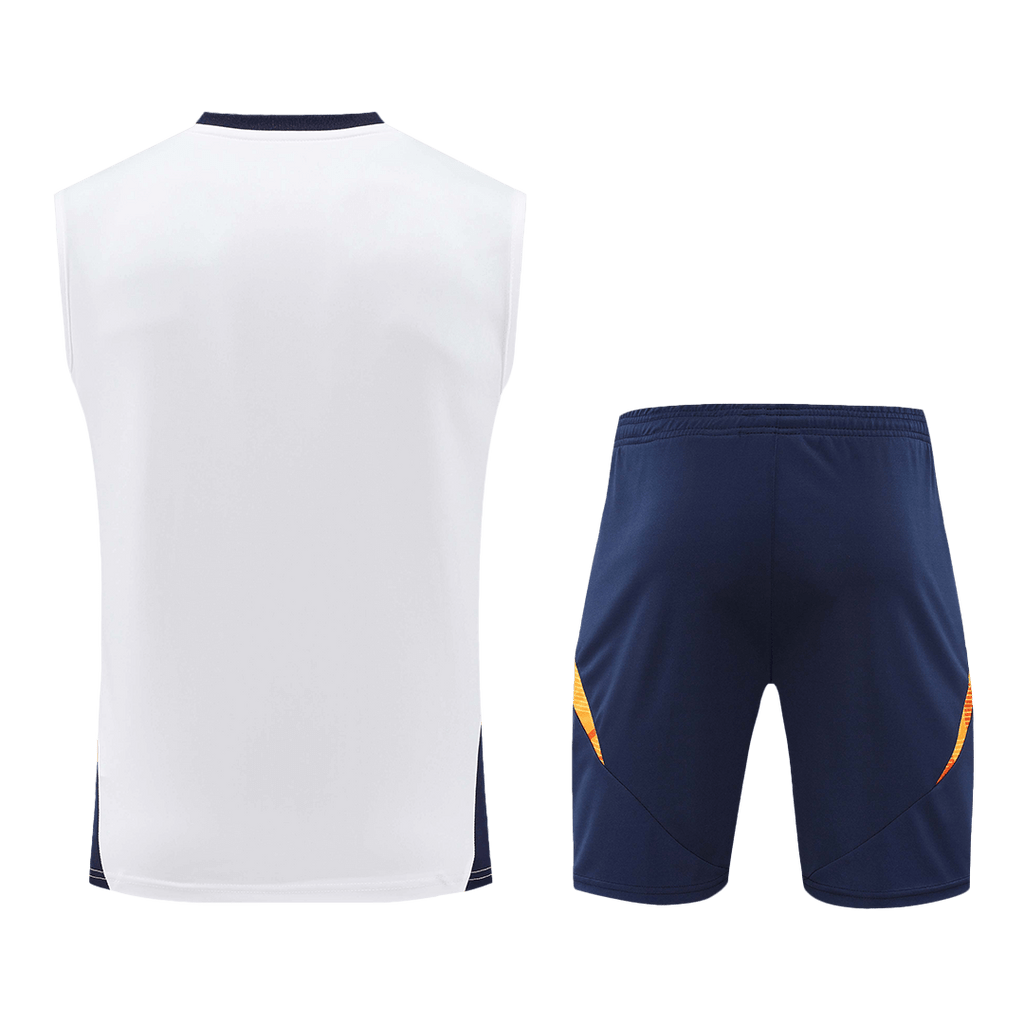 Real Madrid Pre-Match Soccer Jersey Kit 2024/25 (Jersey+Shorts)