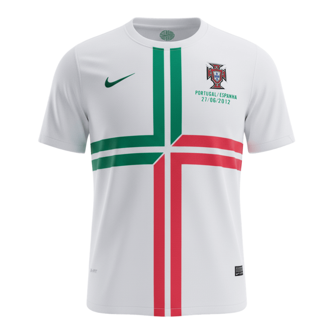 Portugal Away Soccer Jersey Retro 2012 - Football Shirt | SmartJerseys | Official Quality