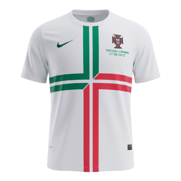 Portugal Away Soccer Jersey Retro 2012 - Football Shirt | SmartJerseys | Official Quality
