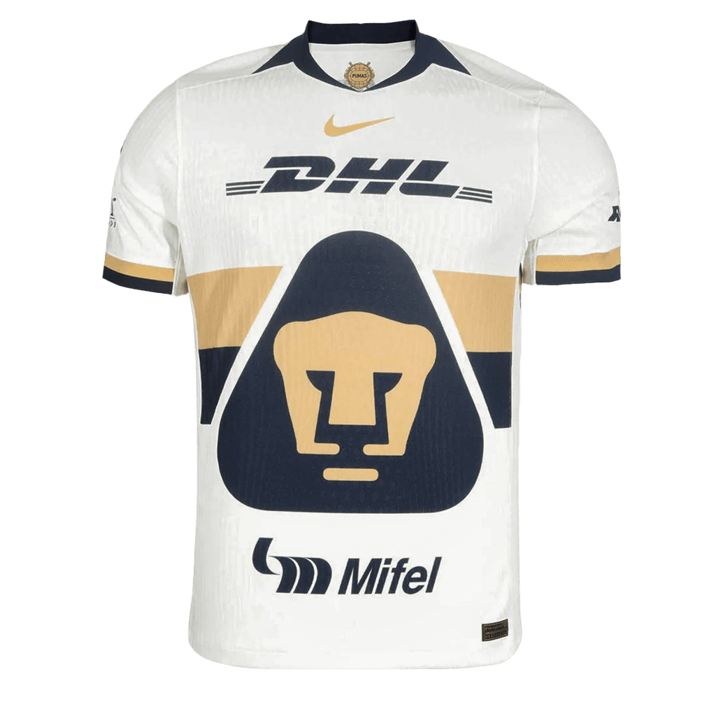 Authentic Pumas UNAM Home Jersey 25/26 White - Football Shirt | SmartJerseys | Official Quality
