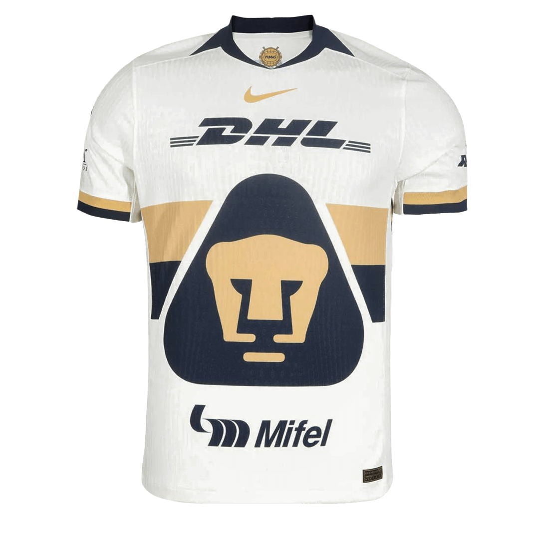Authentic Pumas UNAM Home Jersey 25/26 White - Football Shirt | SmartJerseys | Official Quality