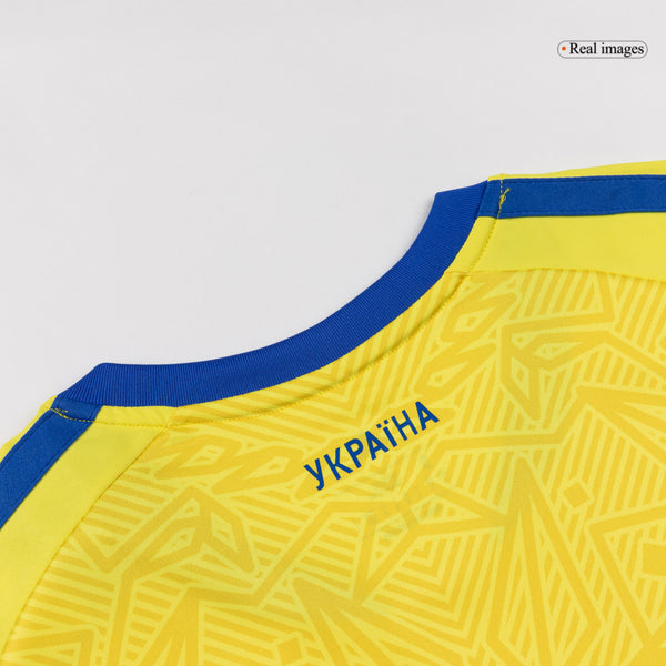 Ukraine Home Soccer Jersey World Cup 2026 Yellow