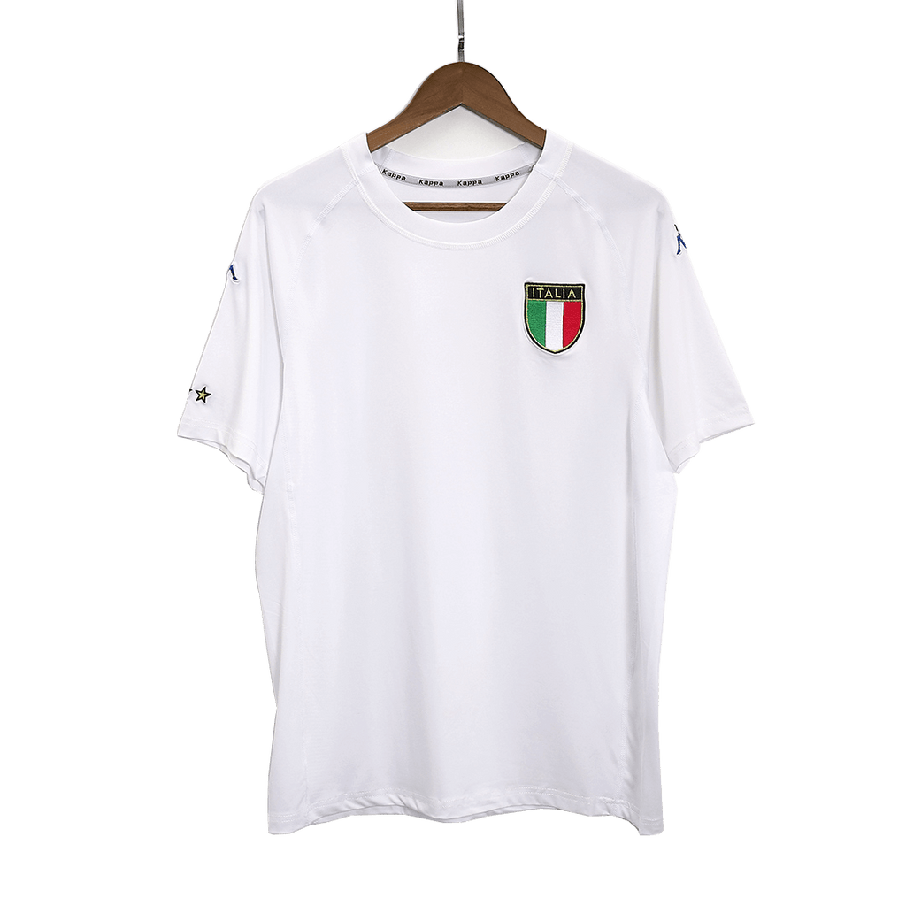 Italy Away Soccer Jersey Retro 2002
