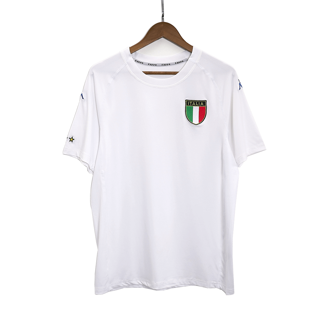 Italy Away Soccer Jersey Retro 2002