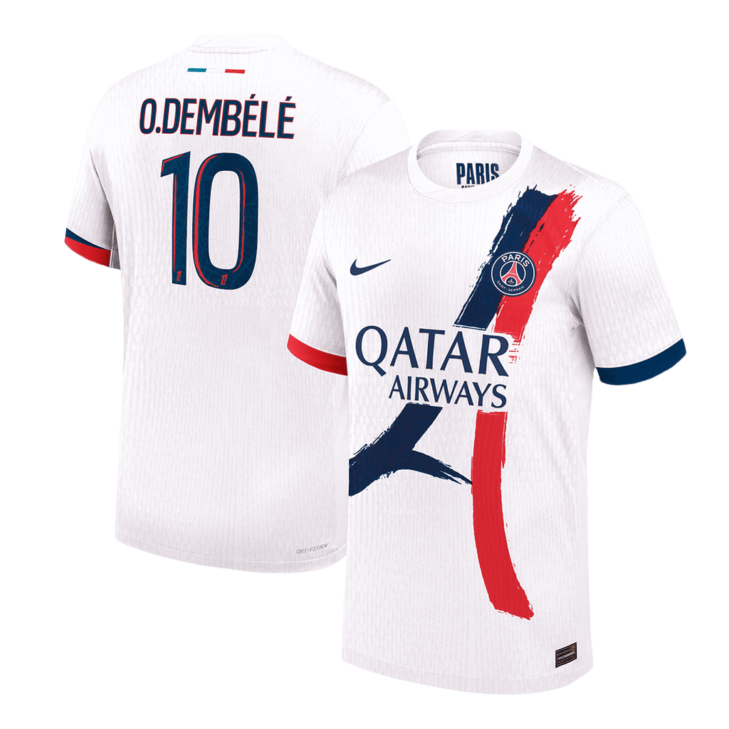 PSG O.DEMBÉLÉ #10 Away Soccer Jersey Authentic 2024/25 - Football Shirt | SmartJerseys | Official Quality
