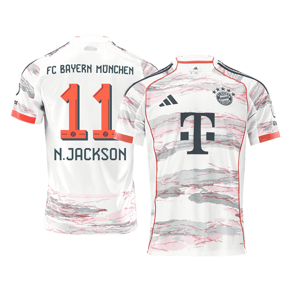 Bayern Munich N.JACKSON #11 Away Soccer Jersey 2025/26 - Football Shirt | SmartJerseys | Official Quality