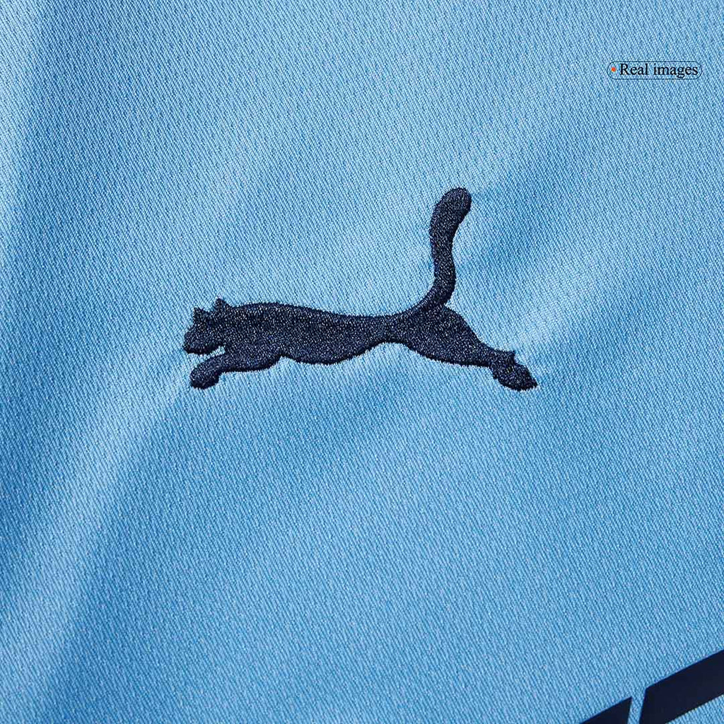 Manchester City Long Sleeve Home Soccer Jersey 2025/26