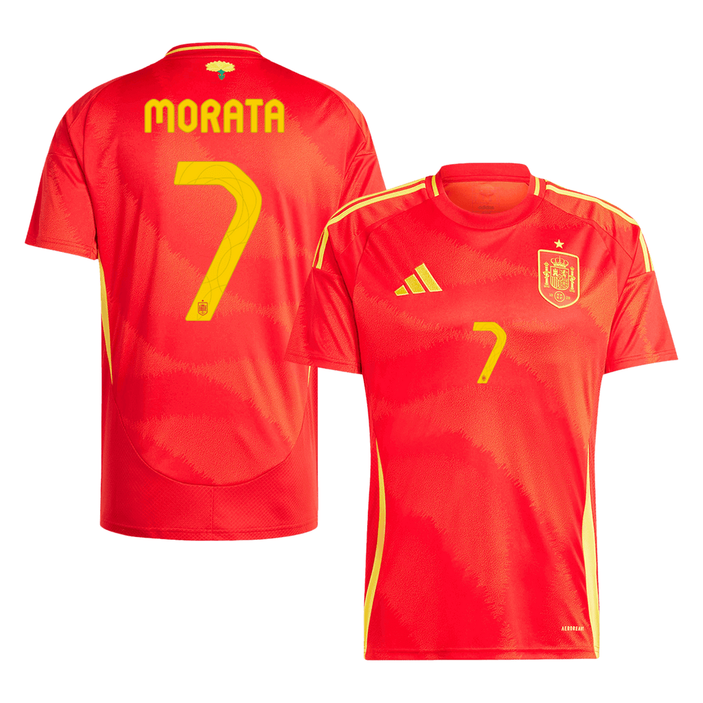 Spain MORATA #7 Home Jersey EURO 2024 - Football Shirt | SmartJerseys | Official Quality