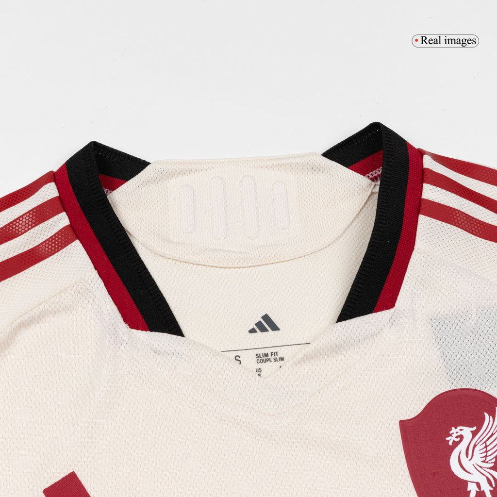 ISAK #9 Authentic Liverpool Away Soccer Jersey 25/26 White