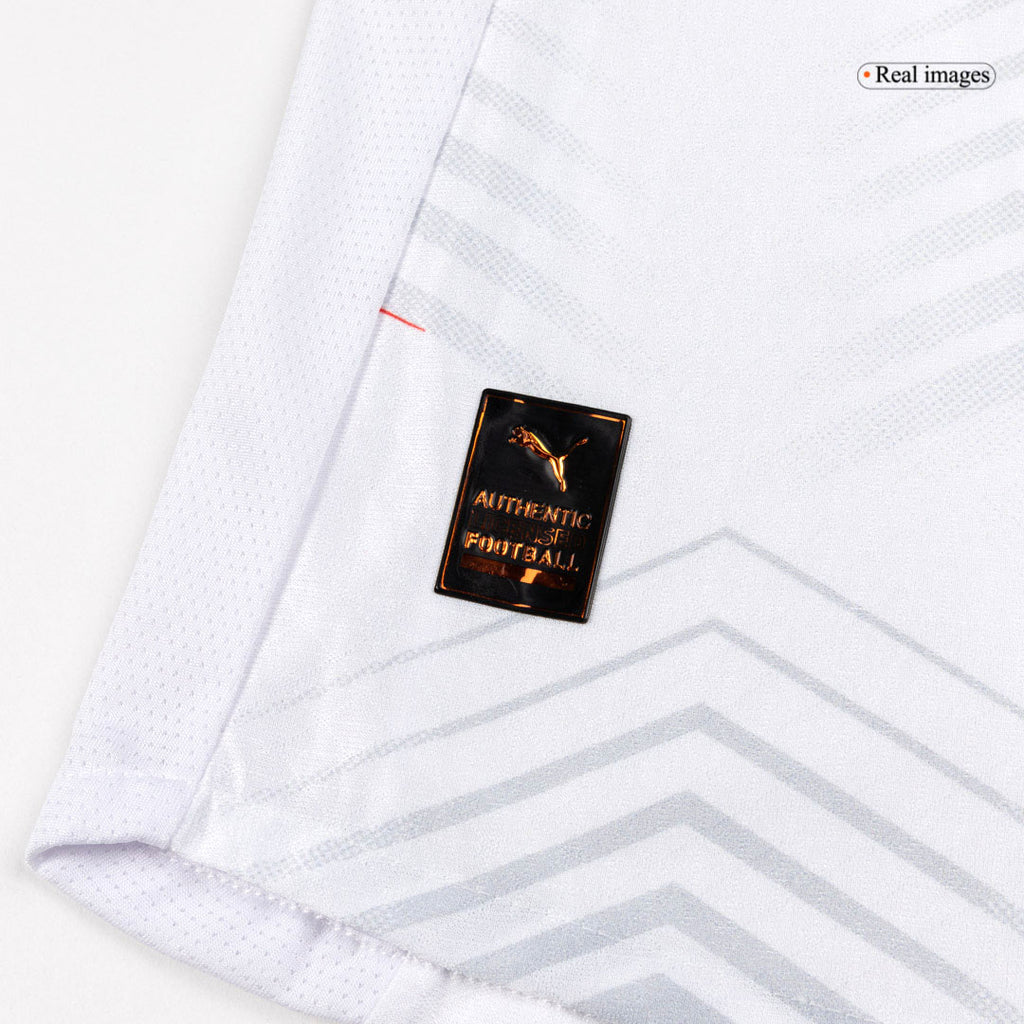 Camiseta de fútbol local auténtica del RB Leipzig 25/26 blanca