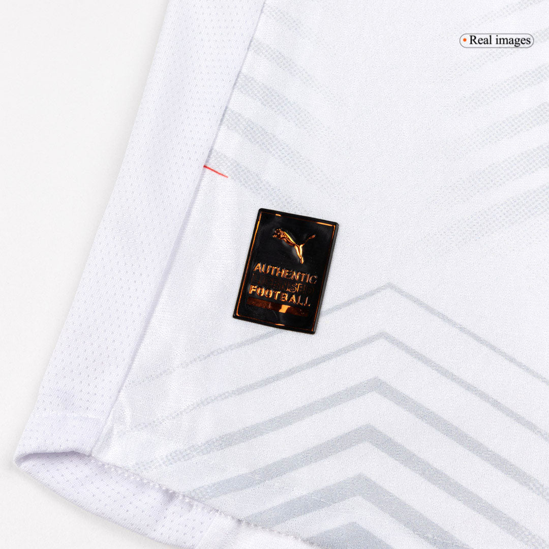 Camiseta de fútbol local auténtica del RB Leipzig 25/26 blanca