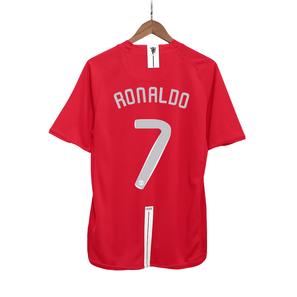 Manchester United RONALDO #7 Home Soccer Jersey Retro 2007/08 - UCL Final - Football Shirt | SmartJerseys | Official Quality