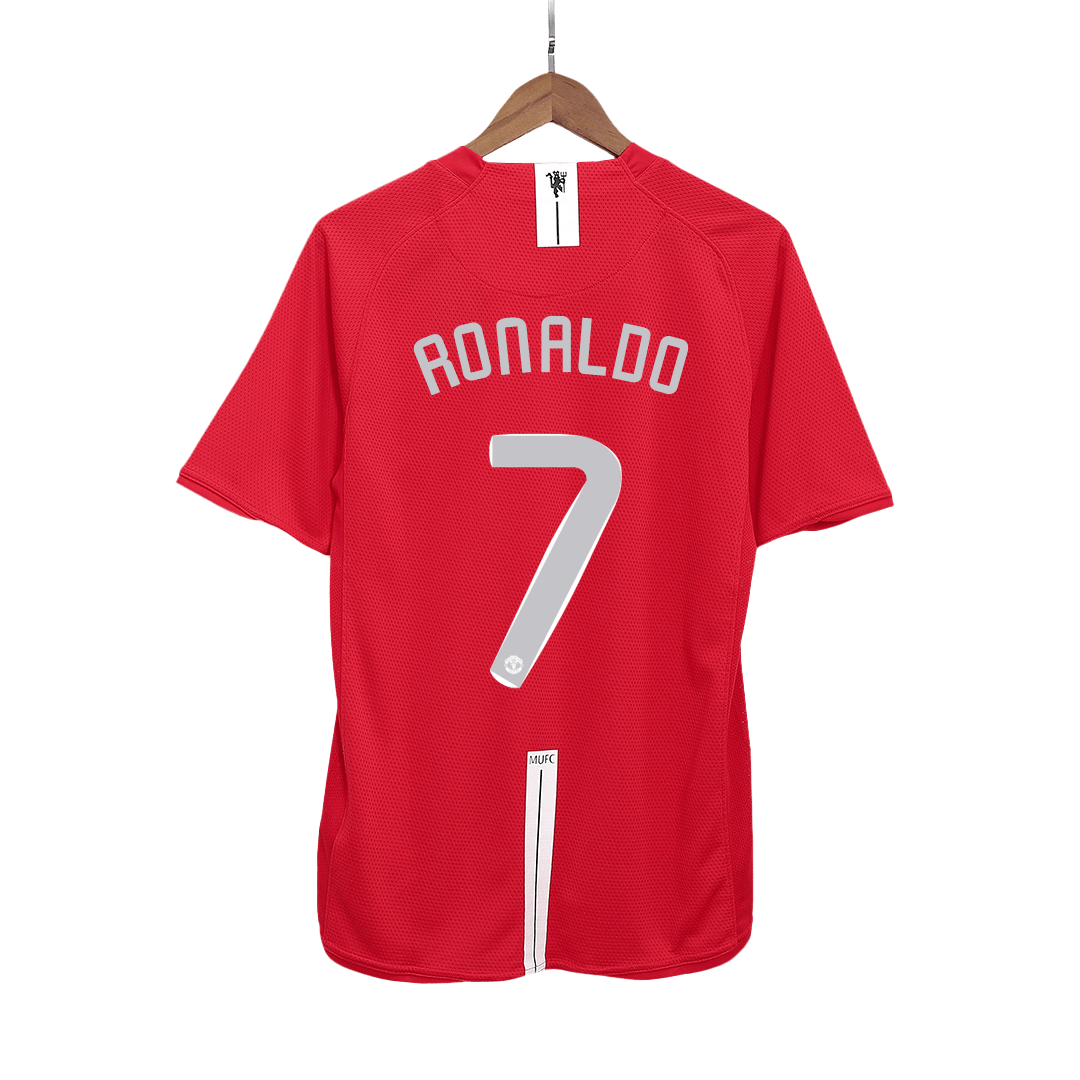 Manchester United RONALDO #7 Home Soccer Jersey Retro 2007/08 - UCL Final - Football Shirt | SmartJerseys | Official Quality