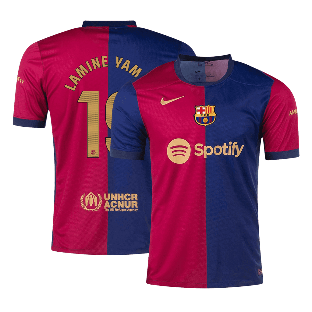 Barcelona LAMINE YAMAL #19 Home Jersey 2024/25 - Football Shirt | SmartJerseys | Official Quality