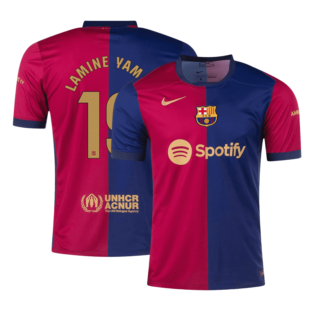 Barcelona LAMINE YAMAL #19 Home Jersey 2024/25 - Football Shirt | SmartJerseys | Official Quality