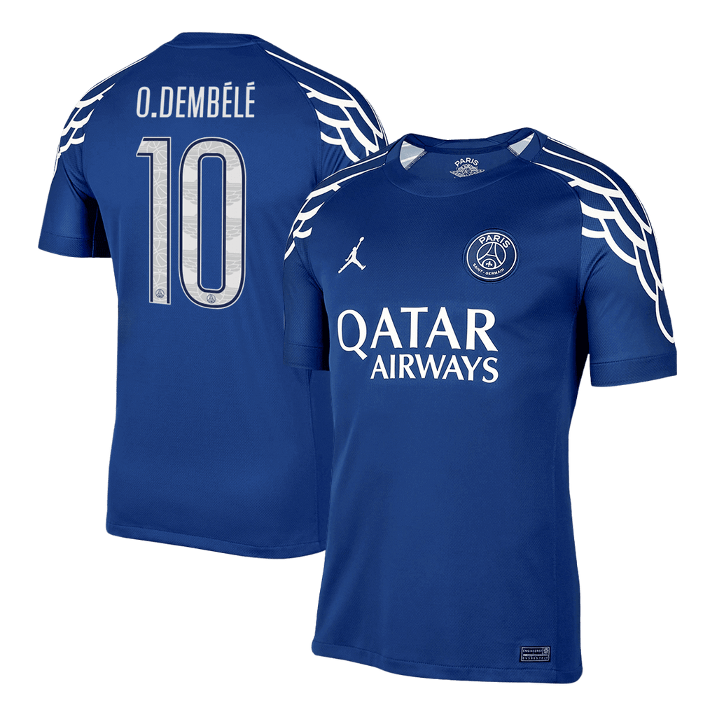 PSG O.DEMBÉLÉ #10 Fourth Away Soccer Jersey 2024/25 - UCL Edition - Football Shirt | SmartJerseys | Official Quality