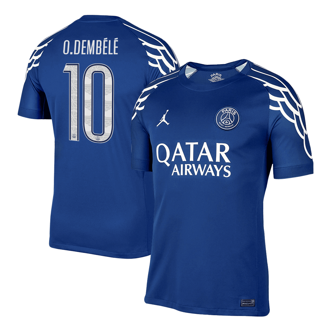 PSG O.DEMBÉLÉ #10 Fourth Away Soccer Jersey 2024/25 - UCL Edition - Football Shirt | SmartJerseys | Official Quality