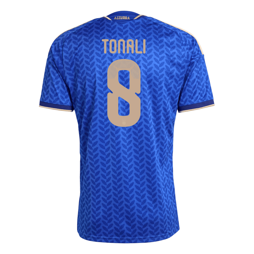 TONALI #8 Italy Home Soccer Jersey World Cup 2026 Blue