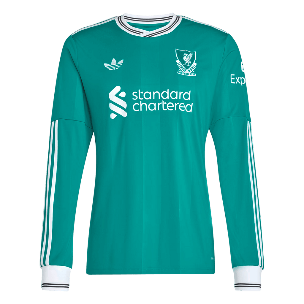 Liverpool Long Sleeve Third Away Soccer Jersey 2025/26 - Football Shirt | SmartJerseys | Official Quality