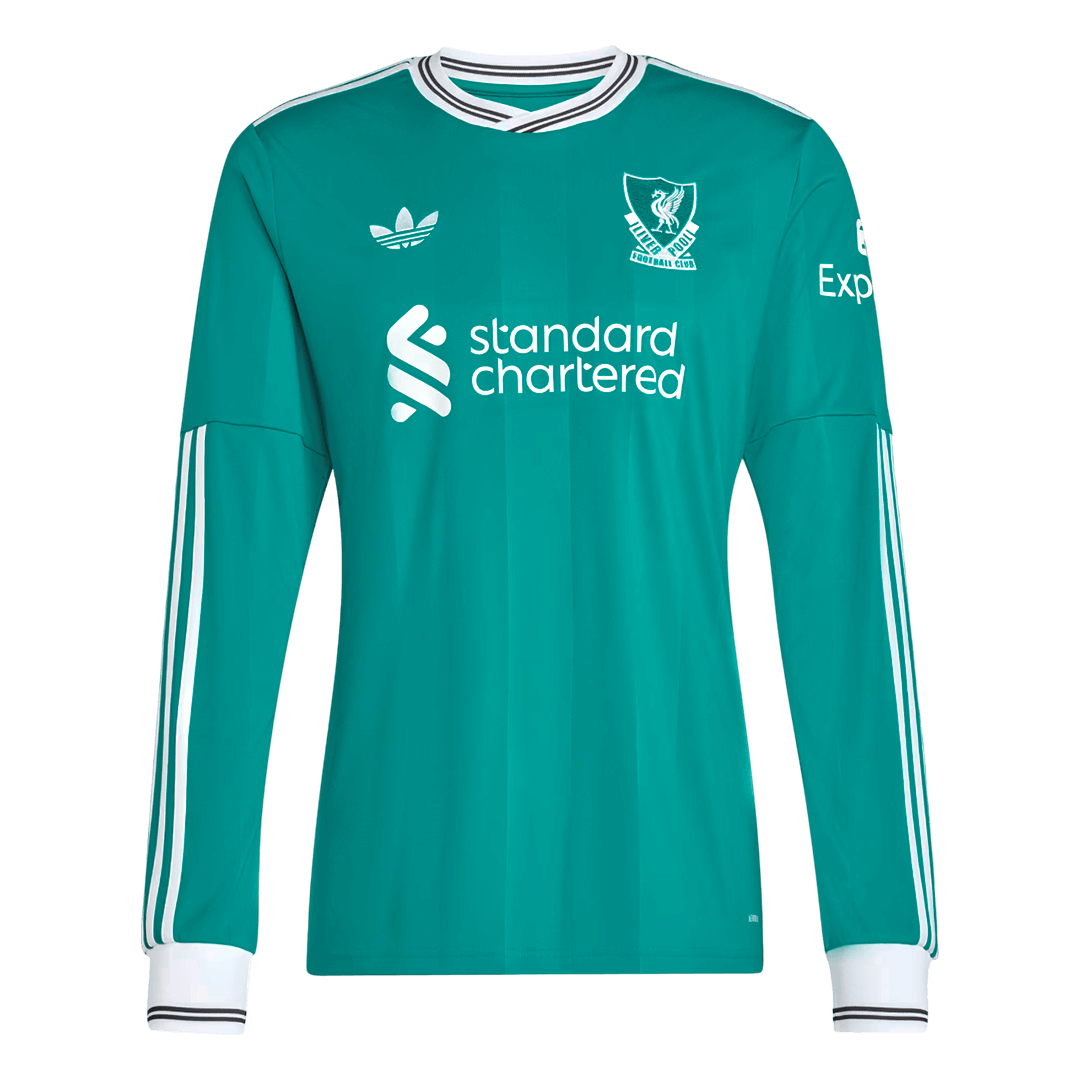 Liverpool Long Sleeve Third Away Soccer Jersey 2025/26 - Football Shirt | SmartJerseys | Official Quality