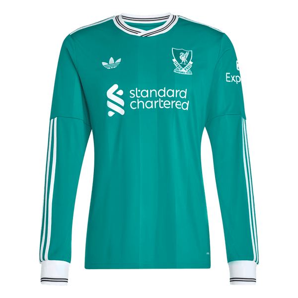 Liverpool Long Sleeve Third Away Soccer Jersey 2025/26 - Football Shirt | SmartJerseys | Official Quality