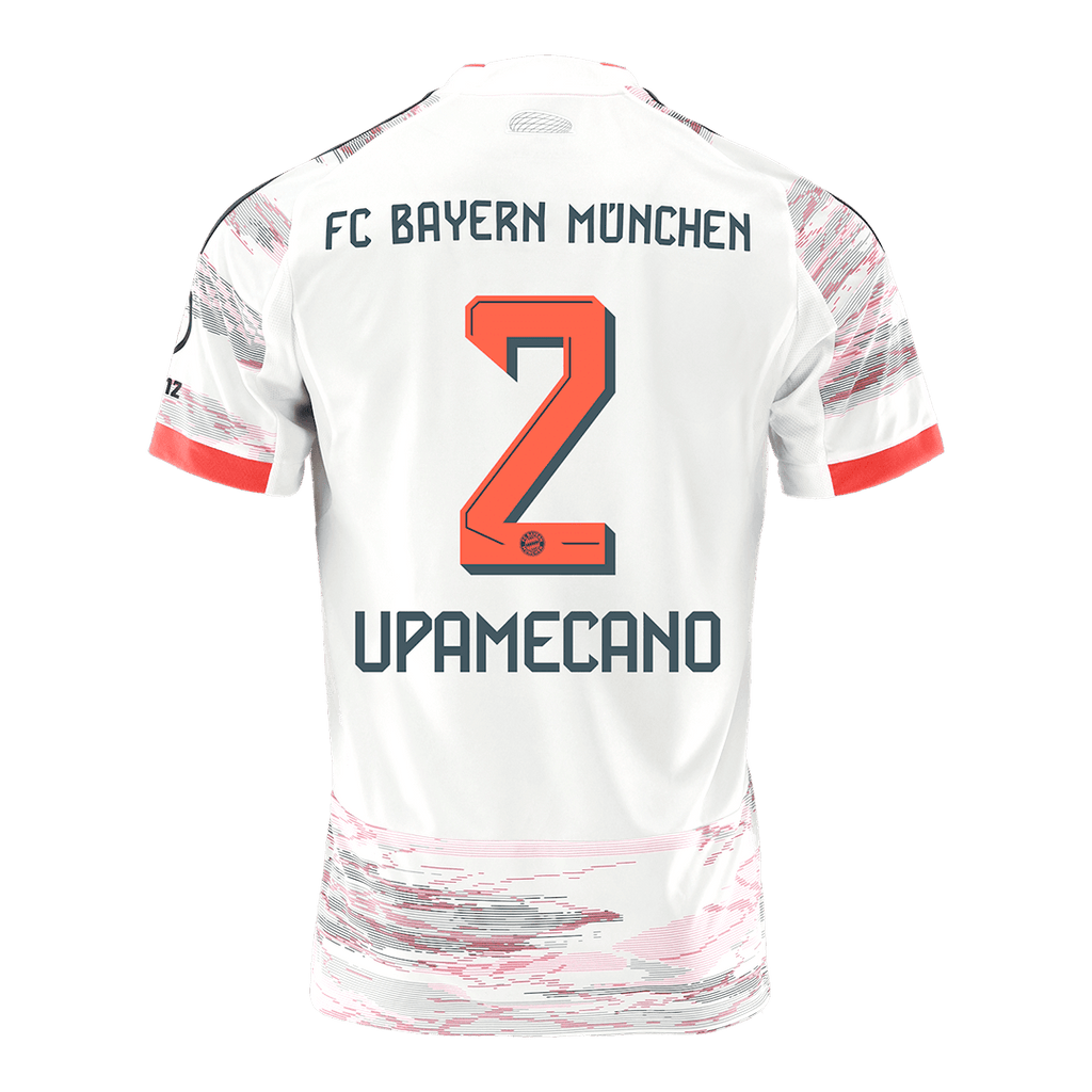 Bayern Munich UPAMECANO #2 Away Soccer Jersey 2025/26