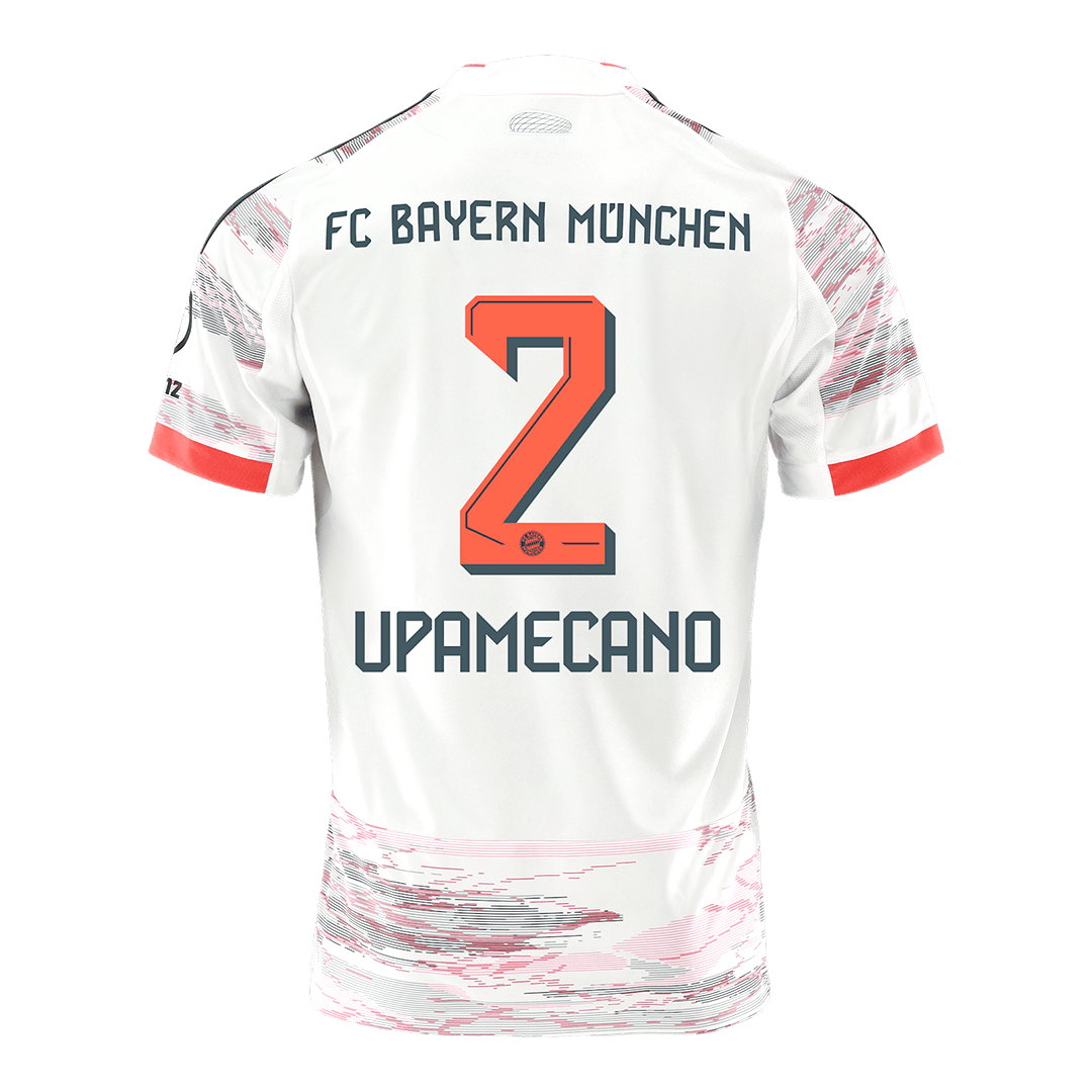Bayern Munich UPAMECANO #2 Away Soccer Jersey 2025/26