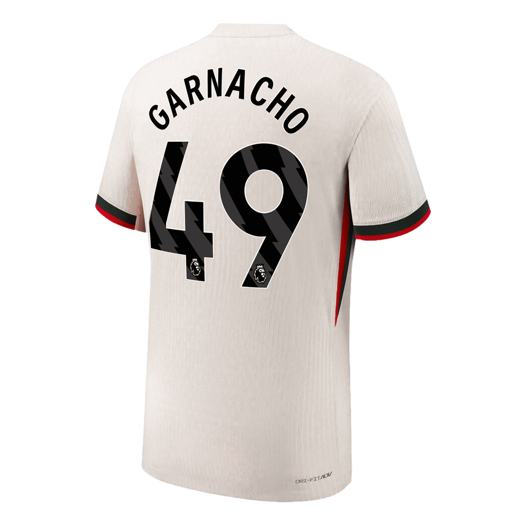 GARNACHO #49 Authentic Chelsea Away Soccer Jersey 2025/26 White