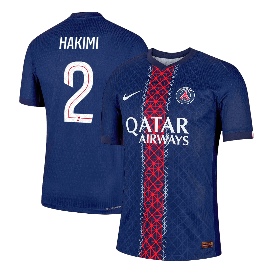 HAKIMI #2 Authentic PSG Home Soccer Jersey 2025/26 Navy - Football Shirt | SmartJerseys | Official Quality