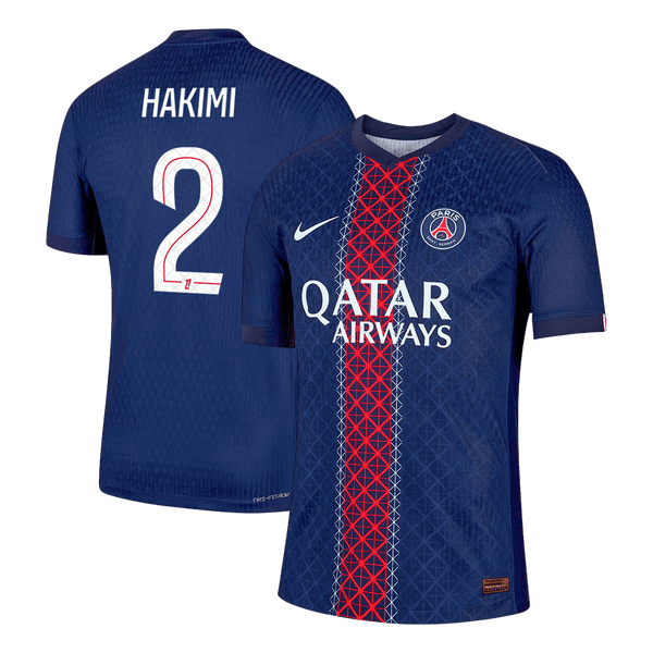 HAKIMI #2 Authentic PSG Home Soccer Jersey 2025/26 Navy - Football Shirt | SmartJerseys | Official Quality