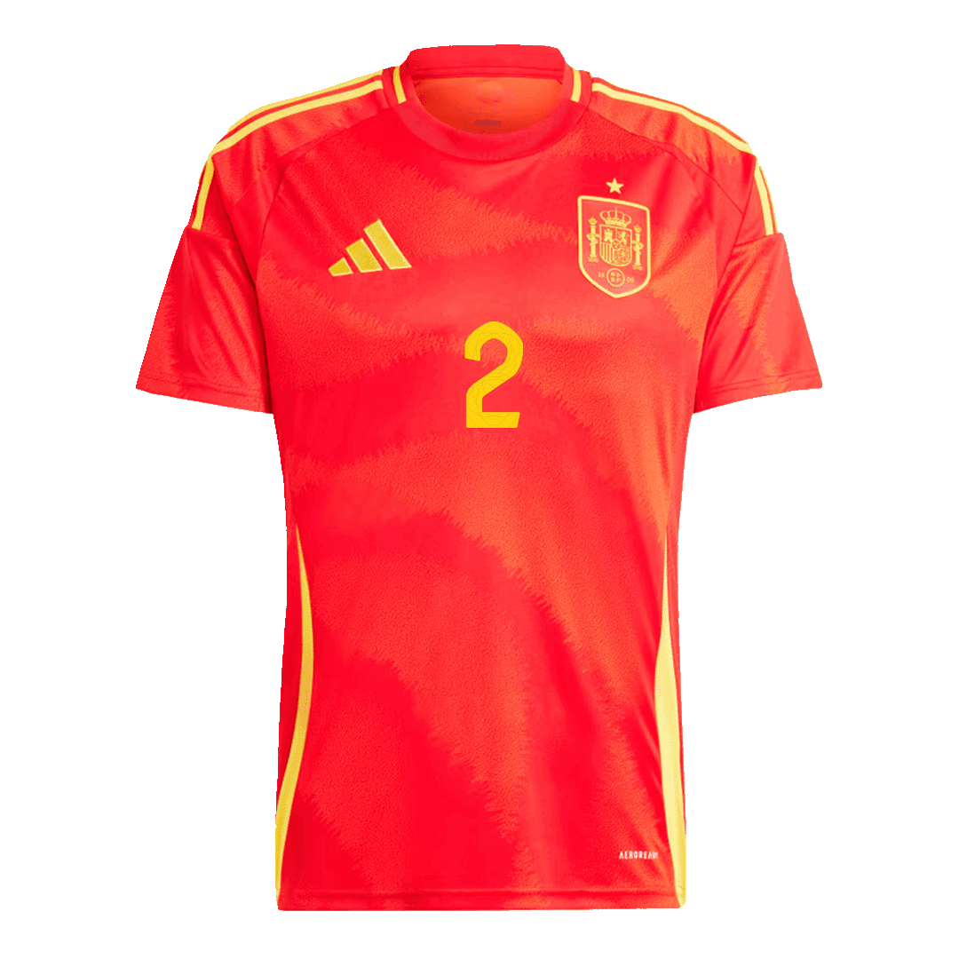 Camiseta local de España CARVAJAL #2 EURO 2024