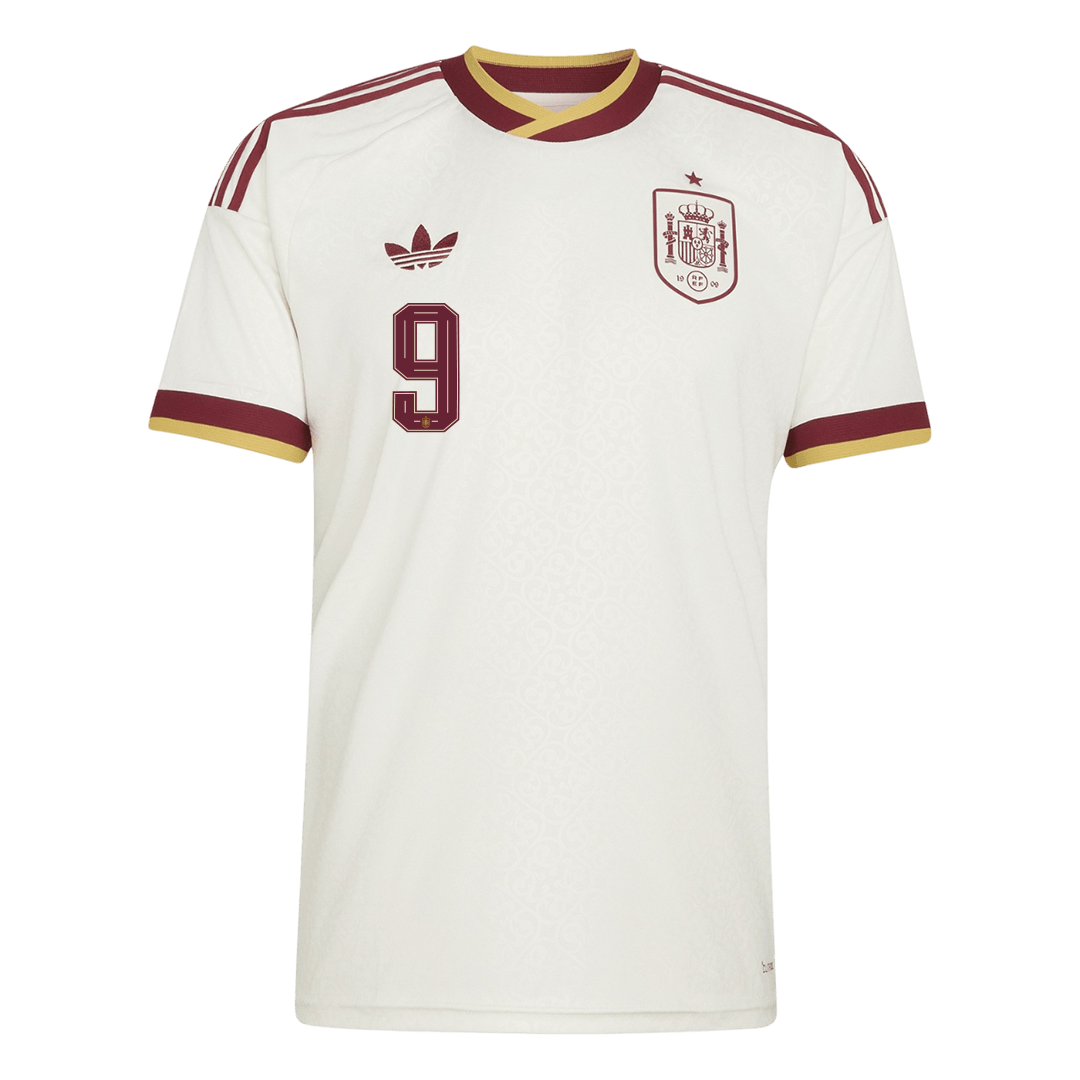 GAVI #9 Spain Away Soccer Jersey World Cup 2026 White