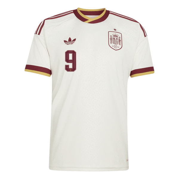 GAVI #9 Spain Away Soccer Jersey World Cup 2026 White