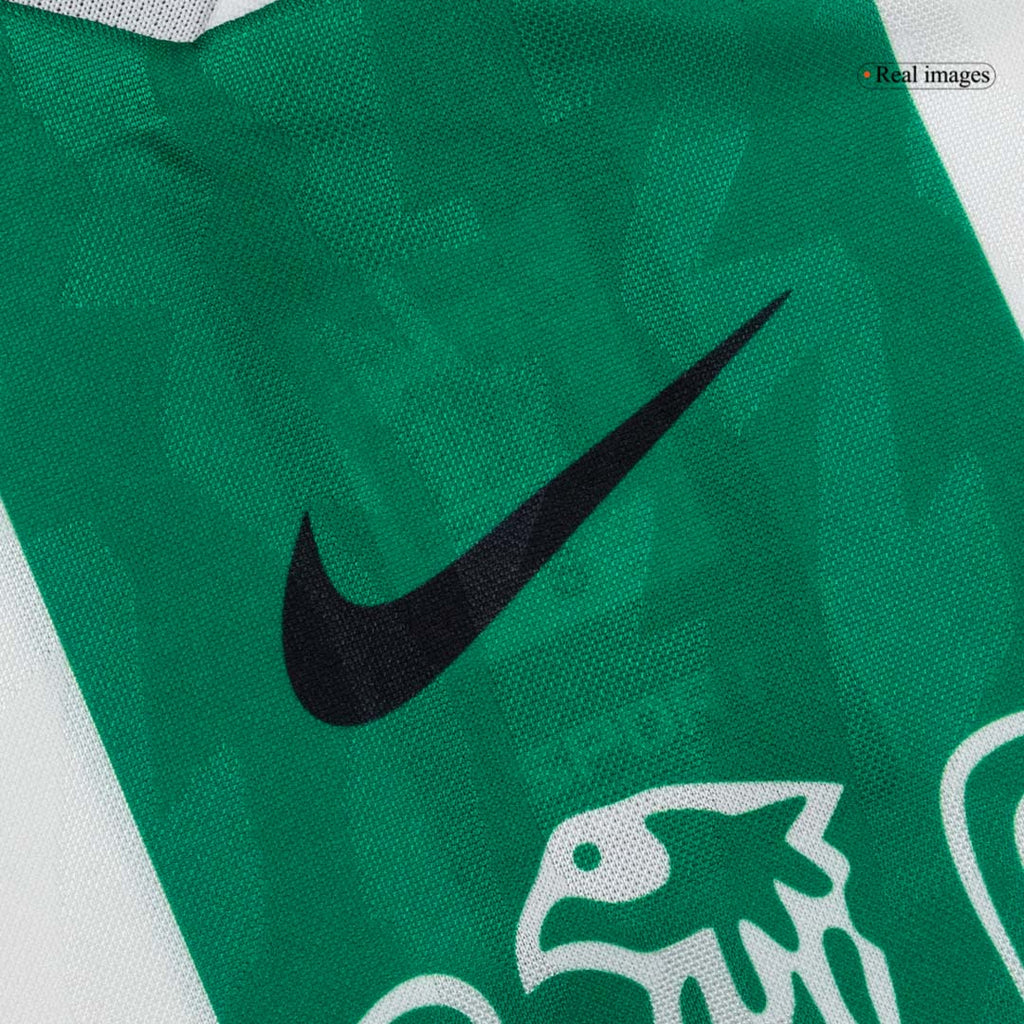 Camiseta retro de fútbol de visitante de Nigeria 1996