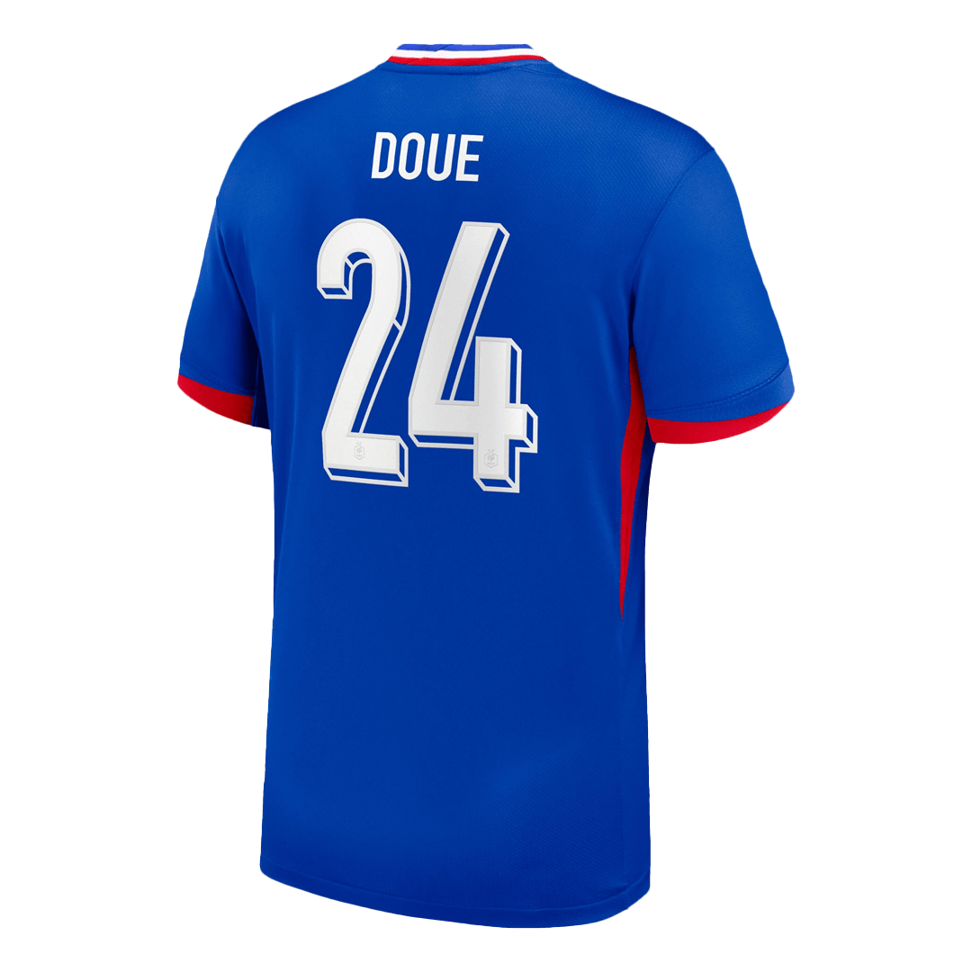 Camiseta DOUE #24 Francia Eurocopa Local 2024 Azul 