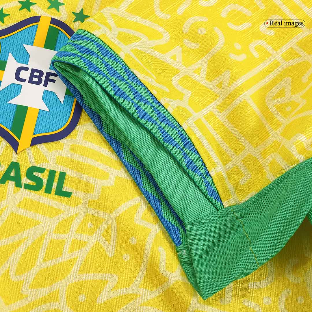 Maillot domicile authentique du Brésil pour la Copa America 2024