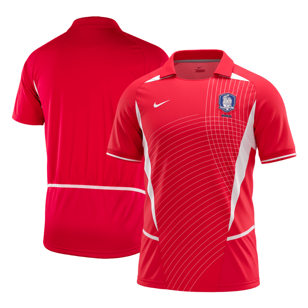 South Korea Home Soccer Jersey Retro 2002
