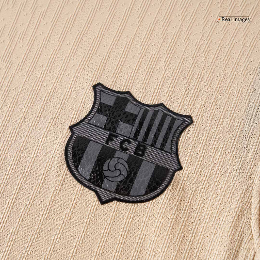 Barcelona PEDRI #8 Away Soccer Jersey Authentic 2025/26 - UCL Edition