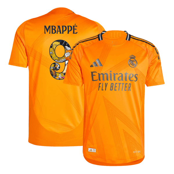 Real Madrid MBAPPÉ #9 Away Jersey Authentic 2024/25 - Bear Champ Font - Football Shirt | SmartJerseys | Official Quality